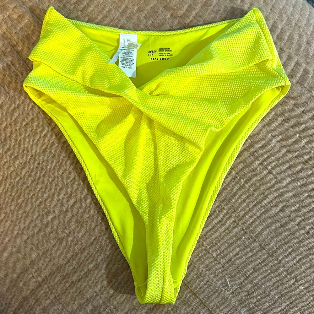 Aerie Shine Swim Bikini Bottom